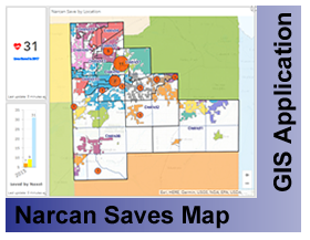 Will County Narcan Saves Map