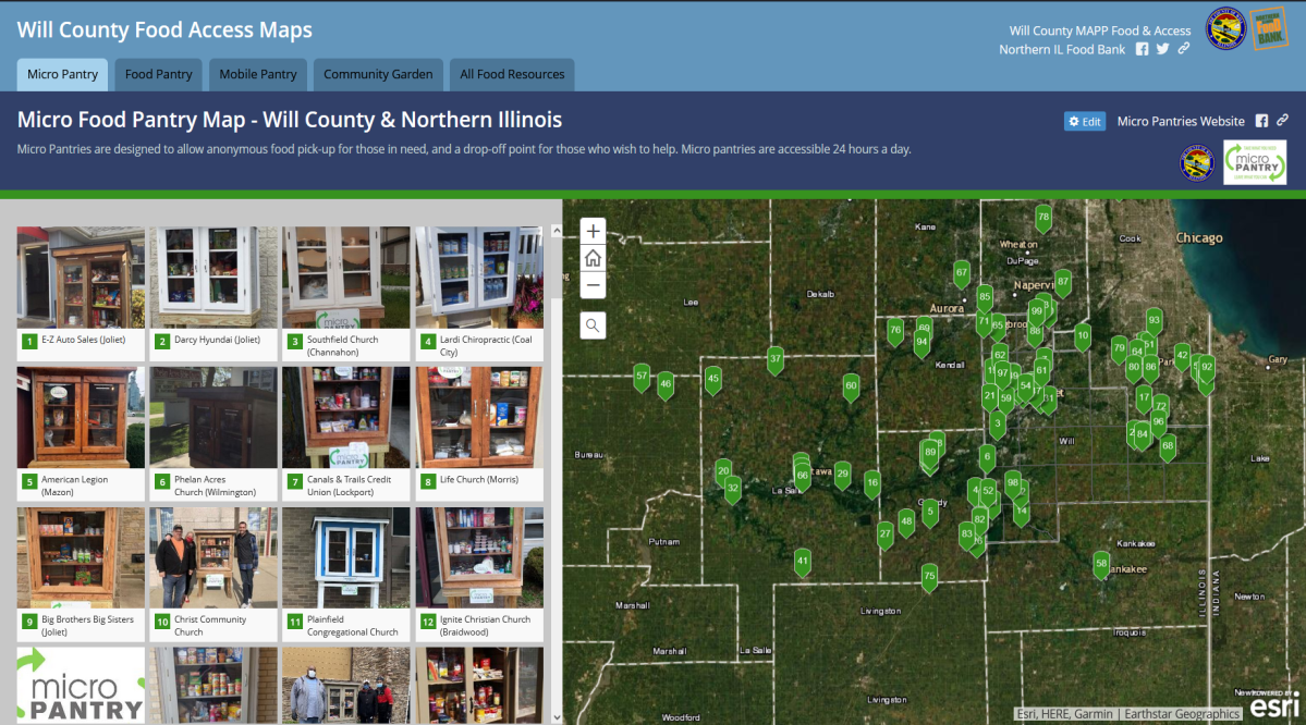 Will County Food Access Map Series